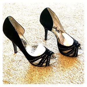 Naughty Monkey studded heels